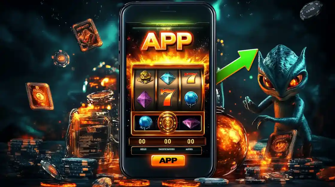A slot-style game shown inside the 7u777 mobile app, highlighting a fun gaming experience.